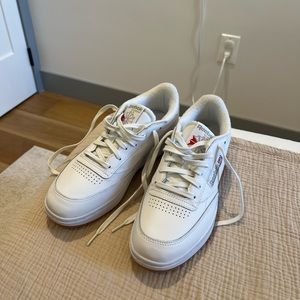 Women’s White Reebok Sneakers